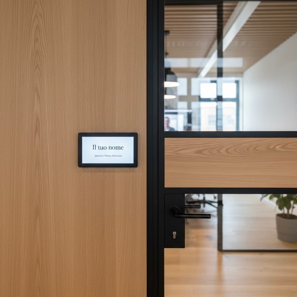 Ufficio privato con targhetta personalizzabile - Altrove Coworking Viareggio